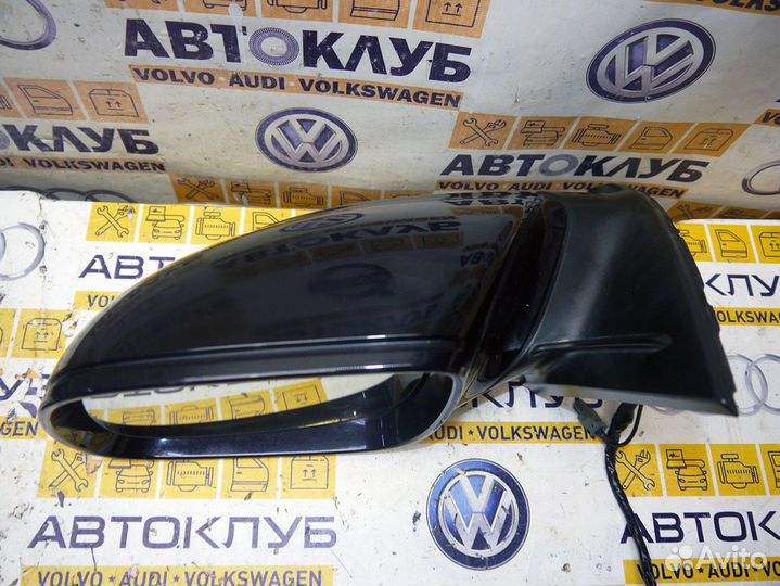 Зеркало левое Ауди Q7 Чёрное