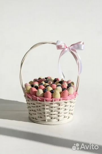 Корзины с клубникой в шоколаде