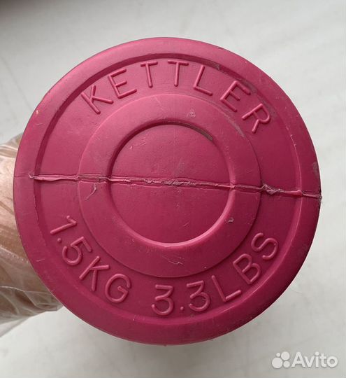 Гантели Ketller 1,5; 3; 5 кг