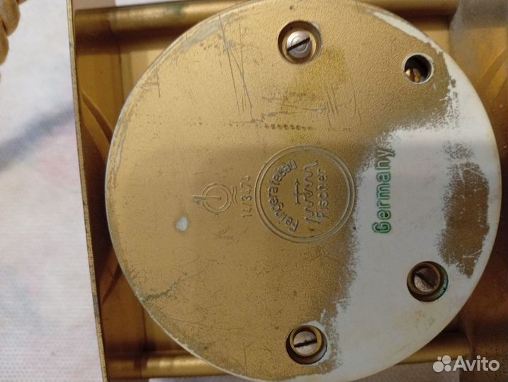 Барометр с термометром fisher (Германия винтаж 60