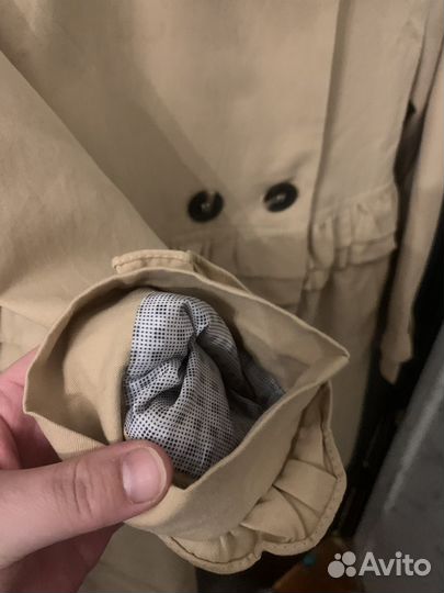 Плащ тренч для девочки 128, куртка для девочки