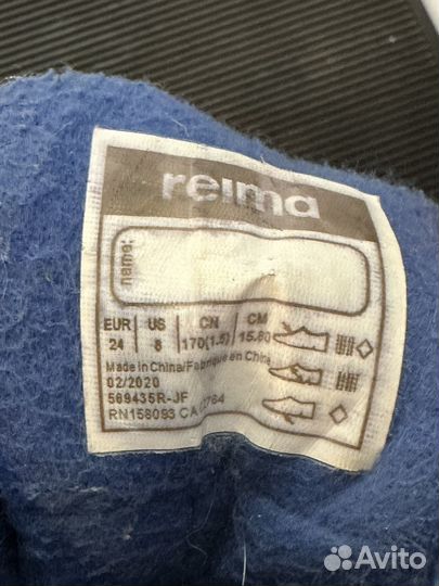 Зимние ботинки Reima Tec 24 размер