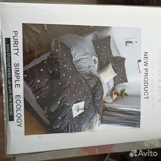 Постельное белье евро новое