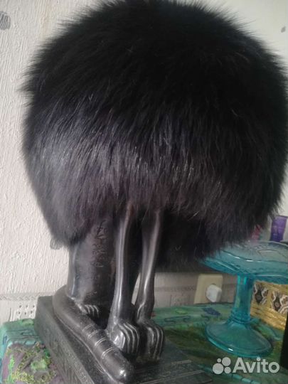 Шапка меховая лиса и воротник горжетка