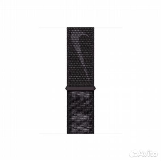 Ремешок нейлоновый Black Nike Sport Loop (Черный)