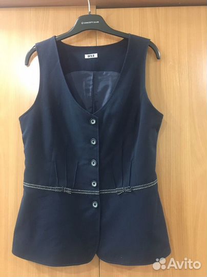 Жилет тёмно синий