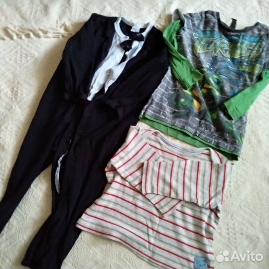 Пакет одежды на мальчика 80 86