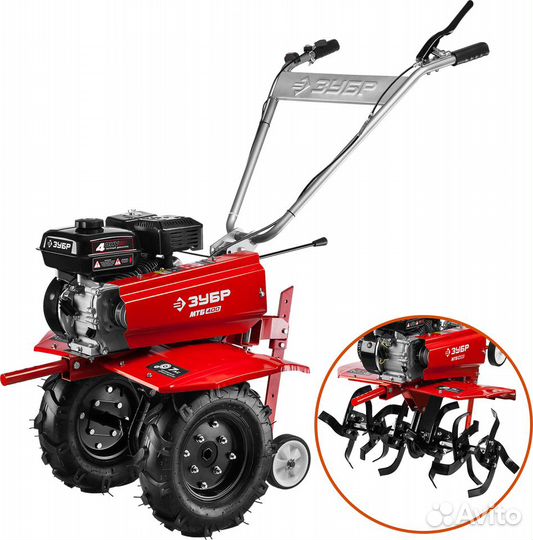 Зубр мтб-400 мотоблок бензиновый, скорости 3/1