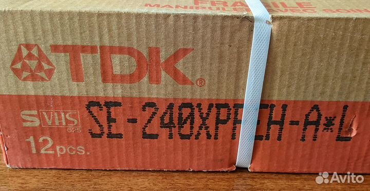 Видеокассеты новые TDK SE-240 XP PRO svhs