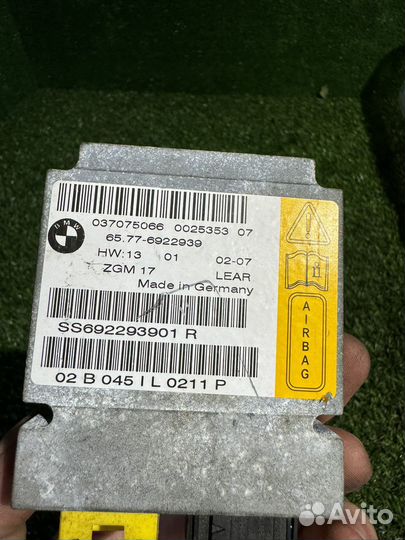 Блок airbag bmw 7 e65 e66