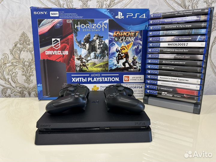 Sony PS4 Slim 2 Ревиязия 10/10 состояние