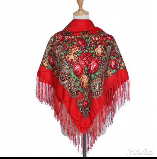 Новые Платки с кисточками