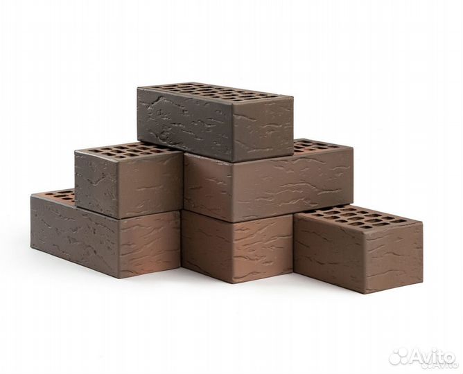 Лицевой кирпич полуторный VolgaBrick