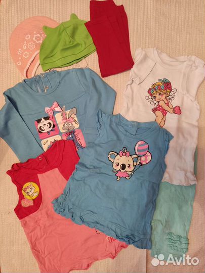 Вещи для девочки до 1 года