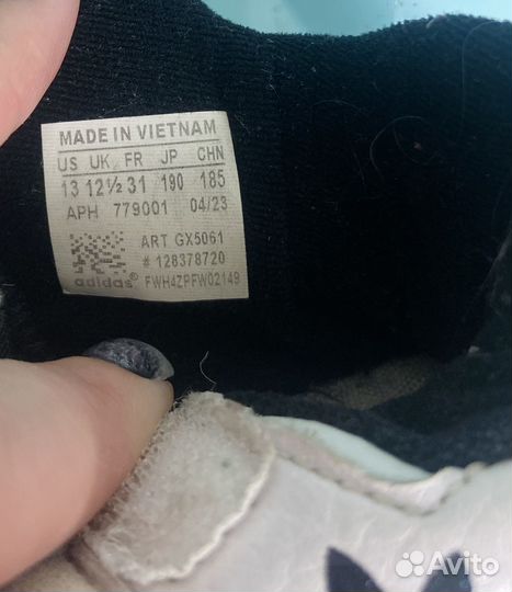 Кроссовки Кеды adidas размер 29-30