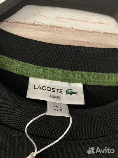 Свитшот Lacoste черный