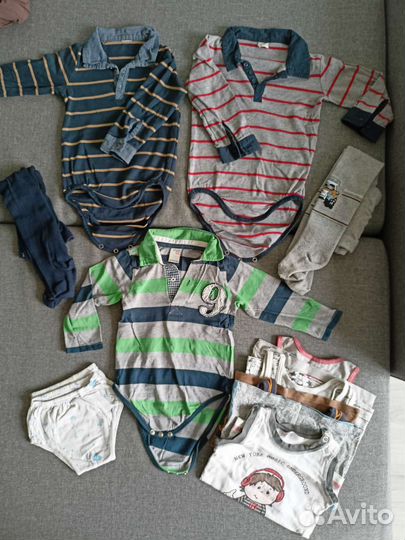 Вещи пакетом на мальчика, разм. 80-86