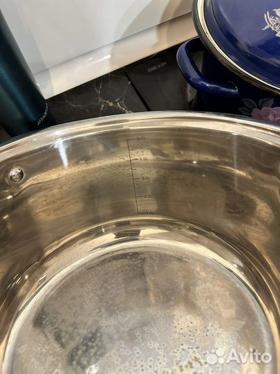 Кастрюля royal 5 литров, нержавеющая сталь