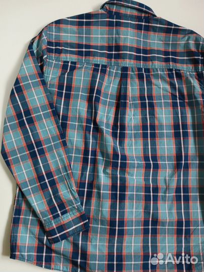 Мужская рубашка в клетку livergy размер XL 43/44