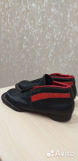Лыжные ботинки кожаные СССР