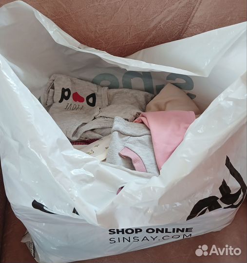 Детские вещи пакетом девочку 68-80