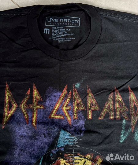 Футболка Def Leppard Original M новая