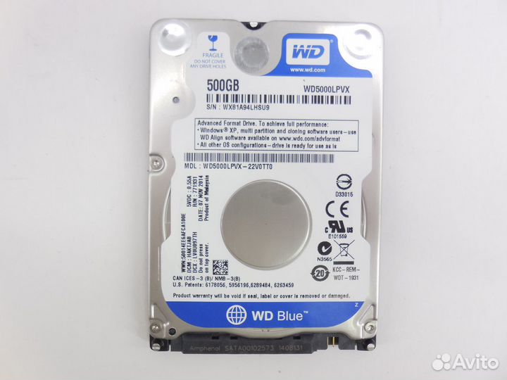 Жёсткие диски HDD на 500 гб (для пк и ноутбука)