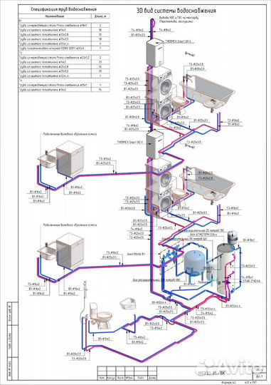 Проектирование отопления, водоснабжения, котельной