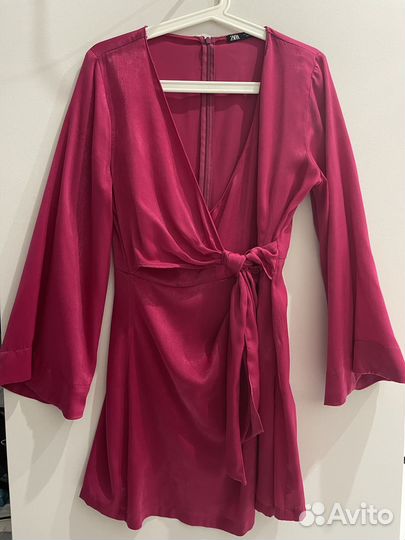 Платье zara фуксия