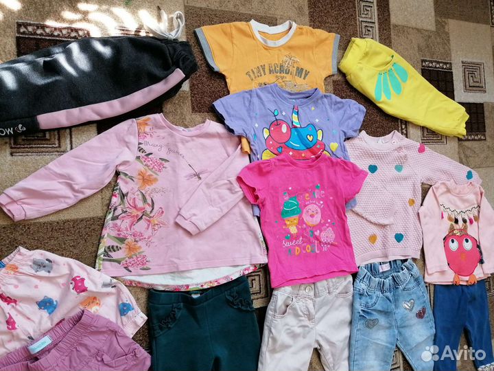 Одежда на девочку 86 92 пакетом