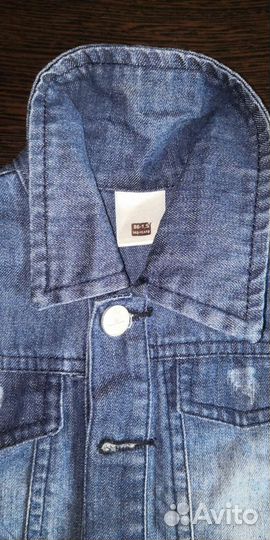 Куртка джинсовая для девочки 86