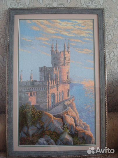 Картина вышитая крестиком 