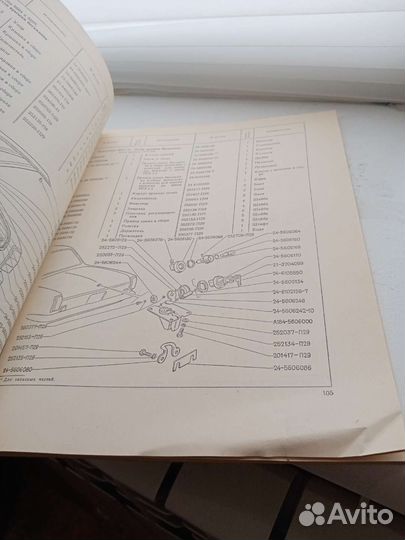 Каталог деталей автомобиля волга газ 24