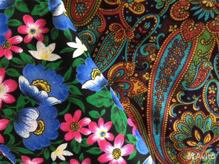 Отрезы ткани СССР разные