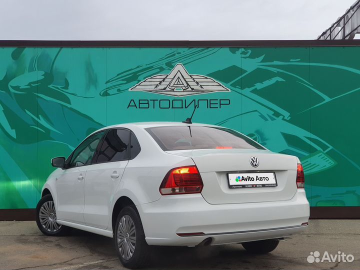 Volkswagen Polo 1.6 AT, 2018, 88 158 км