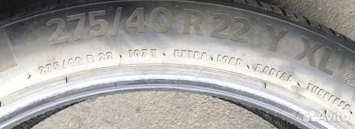 Continental PremiumContact 6 SSR 275/40 R22