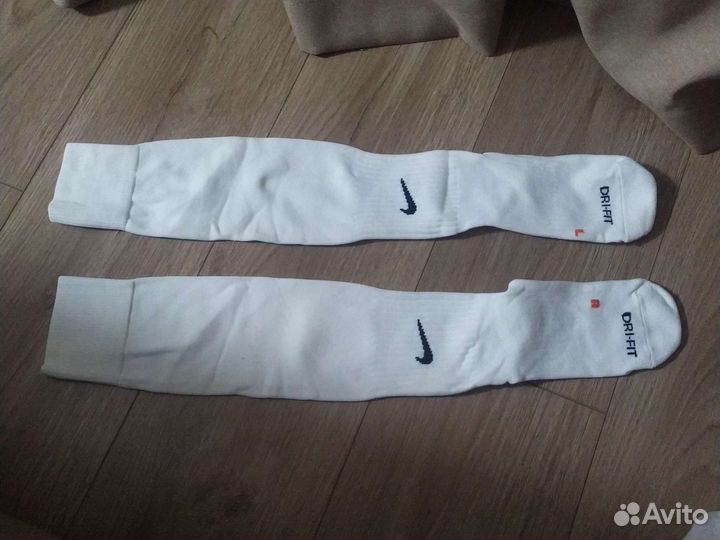 Гетры футбольные nike белые