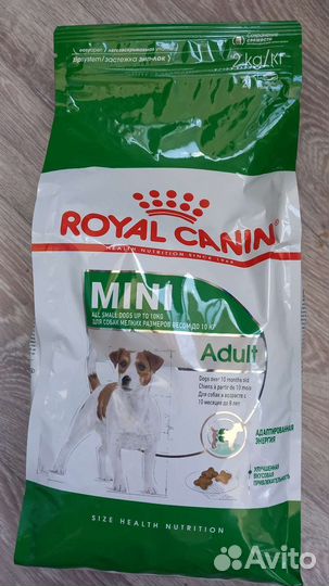 Корм для собак роял канин mini adult
