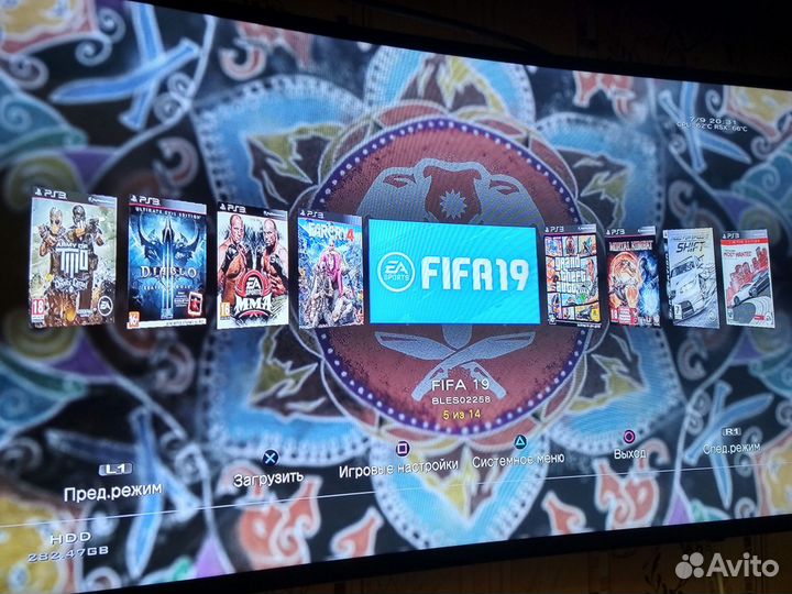 Sony PS3 шитая,два джойстика