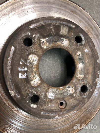 Диск тормозной передний Chevrolet Rezzo klau