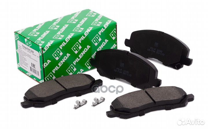 Колодки тормозные дисковые передние fd-p3330 PI