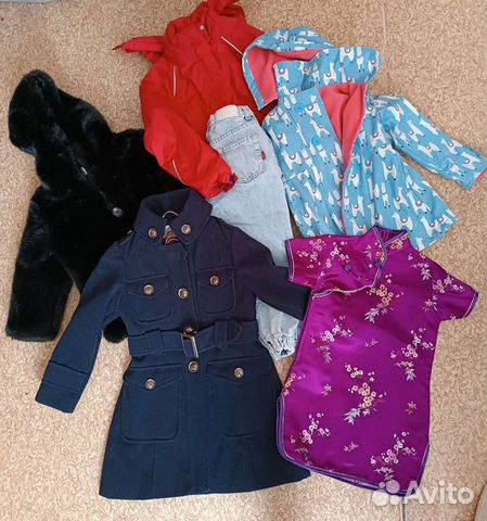 Вещи пакетом для девочки рост 116 122