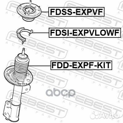 Пыльник с отбойником ford explorer 11- пер. FDD