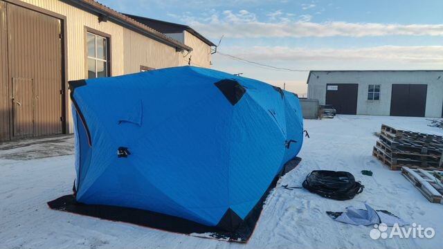 Палатка зимняя 3х слойная двойной куб 240*480*200 объявление продам