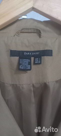 Плащ тренч женский zara