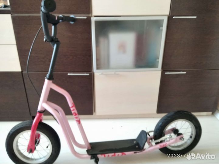 Самокат детский двухколесный бу