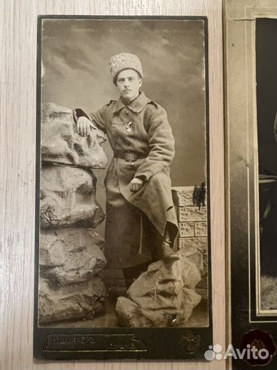 Фотография старинная,офицеры царской армии