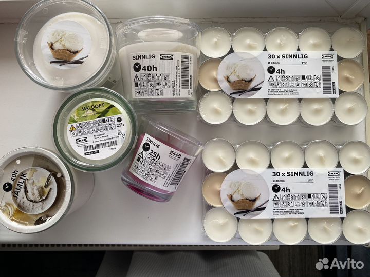 Новые свечи IKEA ароматические интерьерные