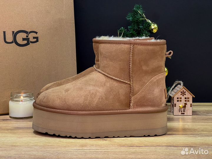 UGG Classic Ultra Mini Platform Chestnut