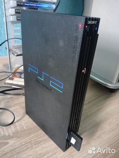 Sony PS2 fat Midnight Black + HDD 250Gb